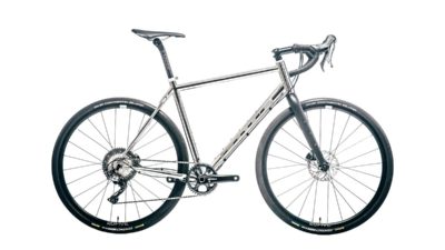 Cotic TIG up Tonic Titanium Gravel Bike with big clearance and Escapade geometry