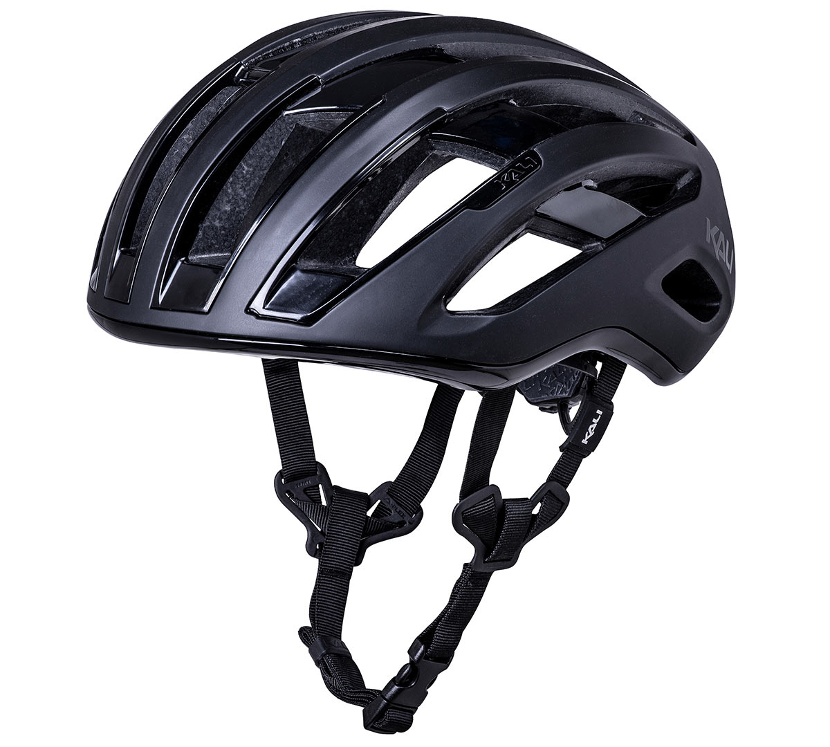 kali grit road and gravel bike helmet shown from side front angle