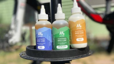 MountainFLOW eco-wax bike lubricants & cleaning products are 100% plant-based