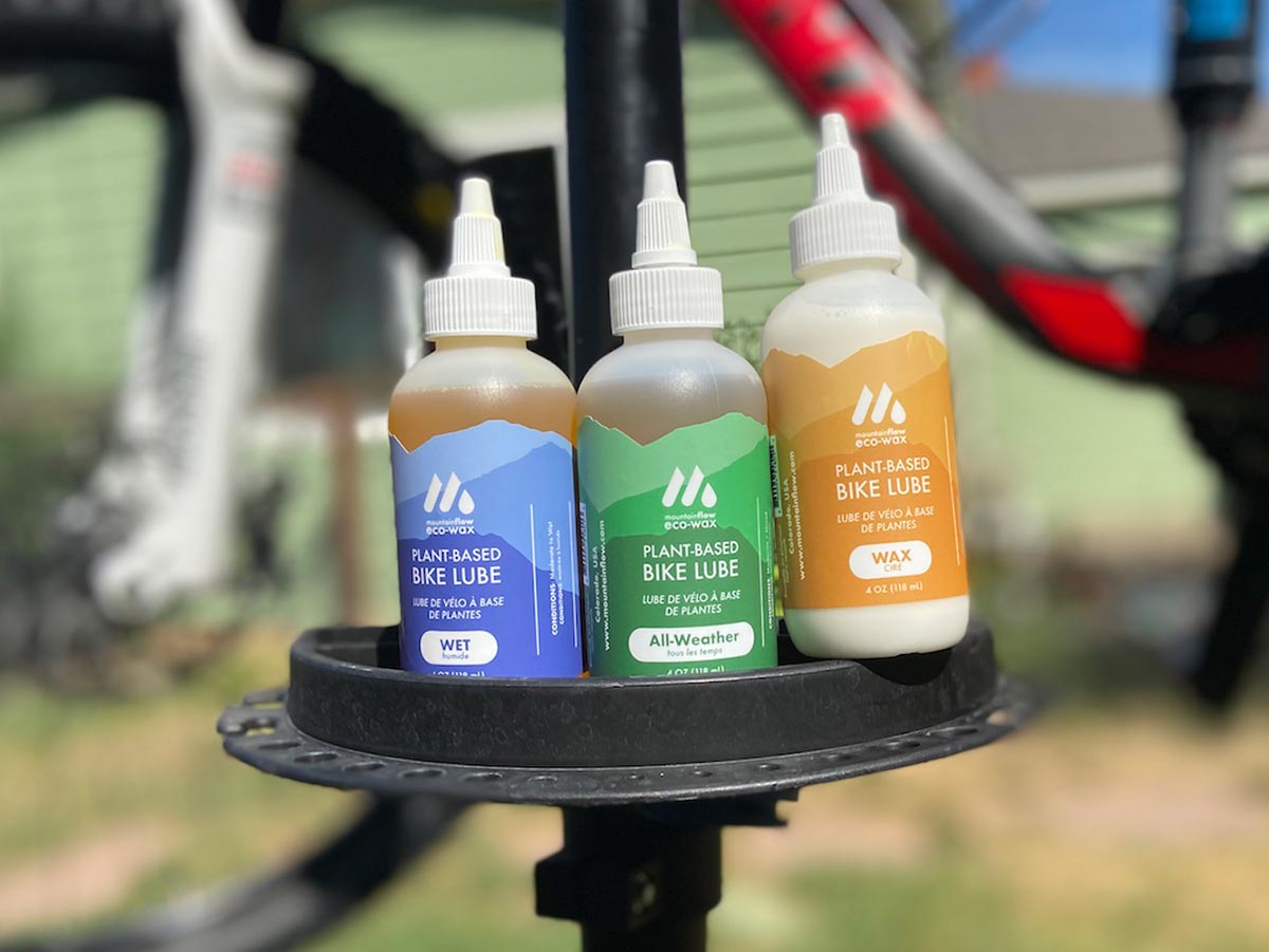 plant based chain lube bike cleaning products eco friendly mountainflowecowax