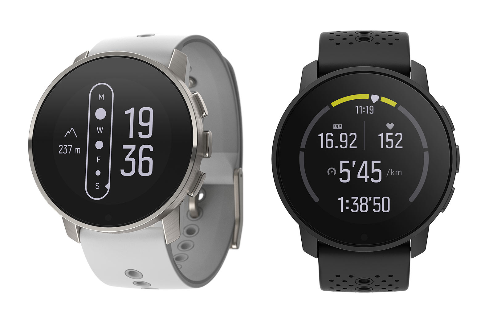 new suunto 9 peak gps multisport watch shown in different colors