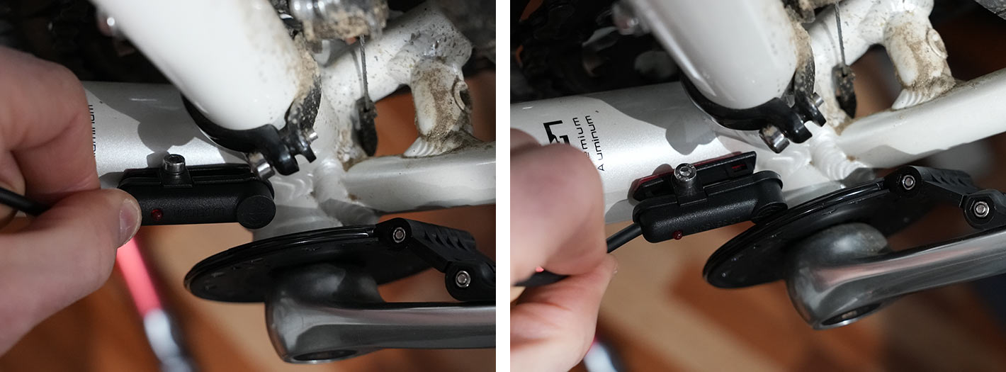 swytch e bike pedal sensor closeup details