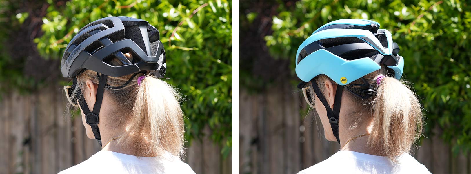 womens bicycle helmets that fit a ponytail