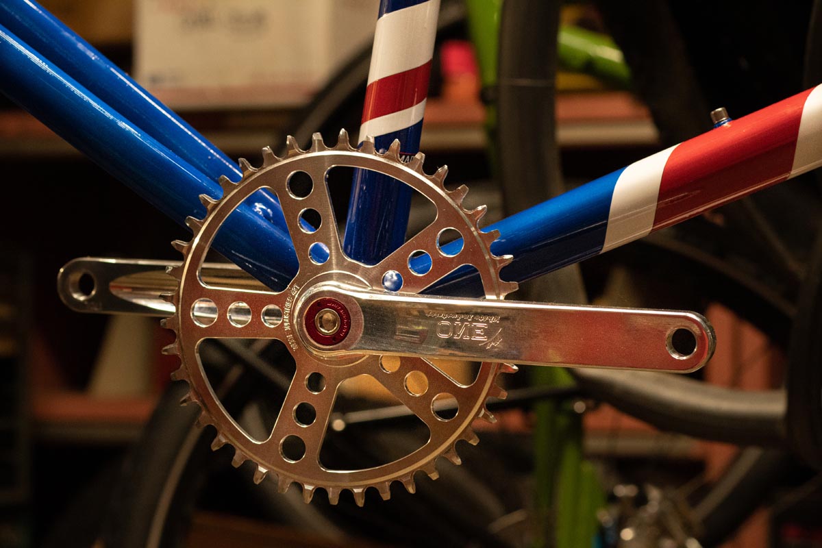 White Industries crankset and chainring