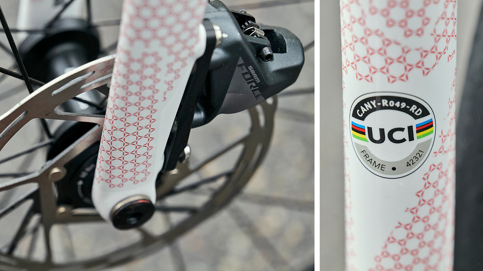 Canyon Ultimate CF SLX 8 Disc TDF limited edition carbon road bike, photo by Tino Pohlman, 108th Tour de France, details