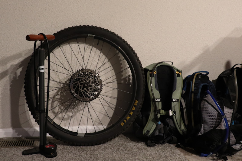Orange Seal Endurance sealant, wheel indoors