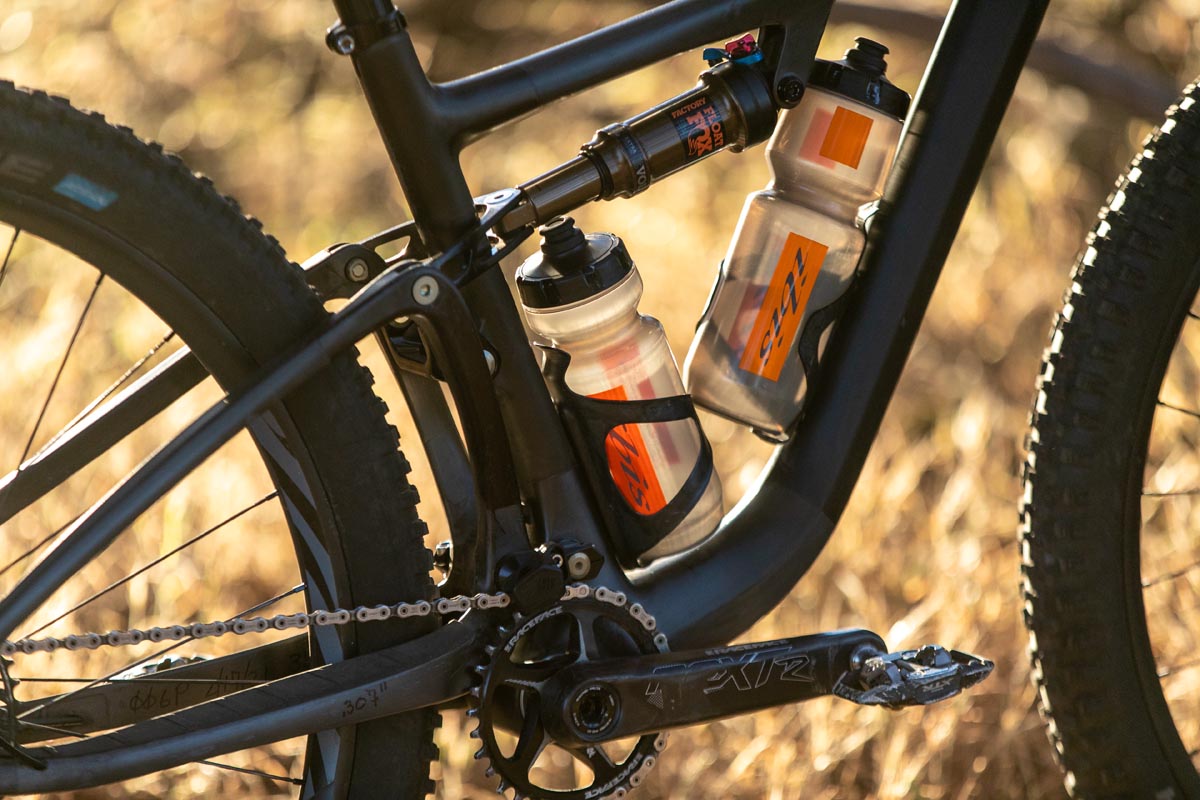 Ibis Exie has room for two water bottle cages