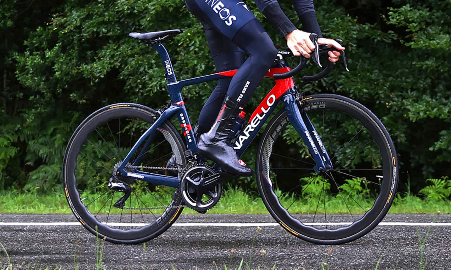 Princeton CarbonWorks Peak 4550 Launch Edition lightweight carbon aero road wheels, Team INEOS Grenadiers Tour de France tubular training