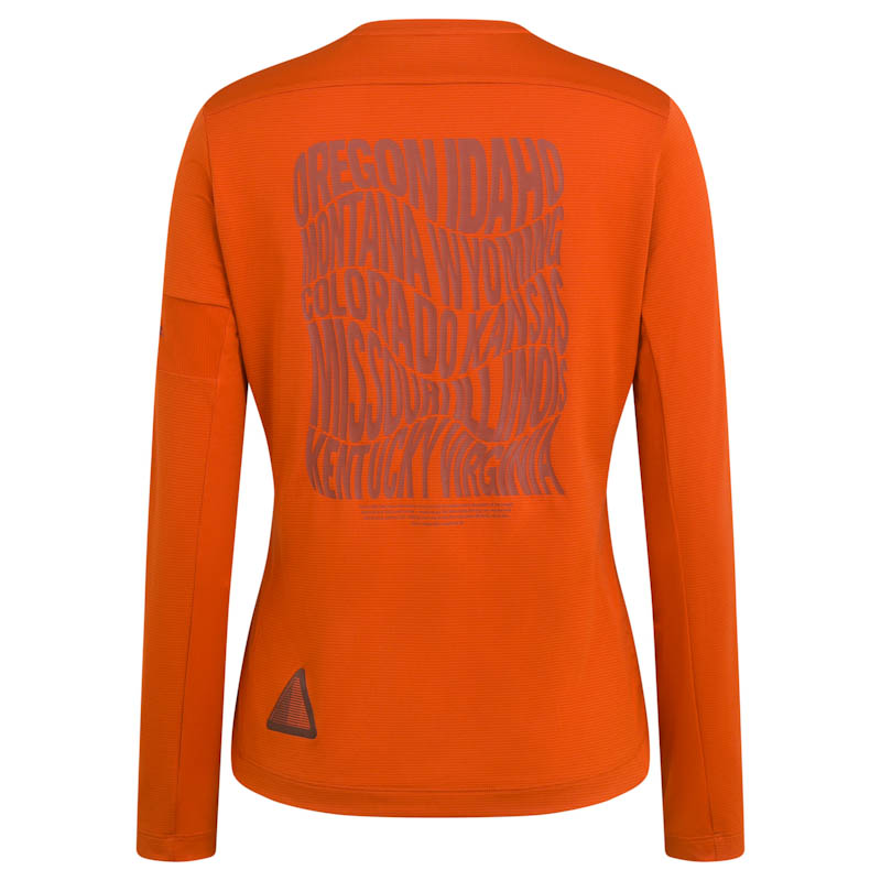 Rapha Nomad women's collection, technical long sleeve shirt