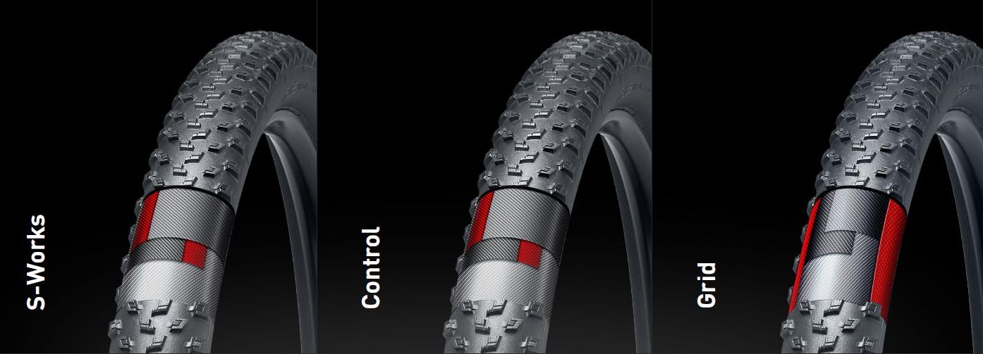 Specialized XC tire casings