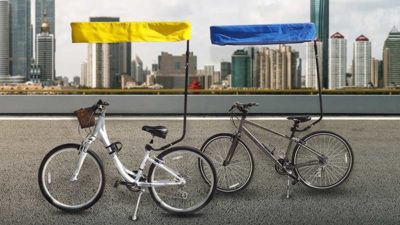 Found: The Bicycle Sun Shade canopy does what it says on the tin, right?