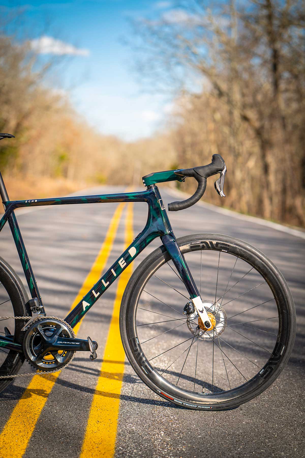 allied cycle works ech all road bike colin strickland custom green