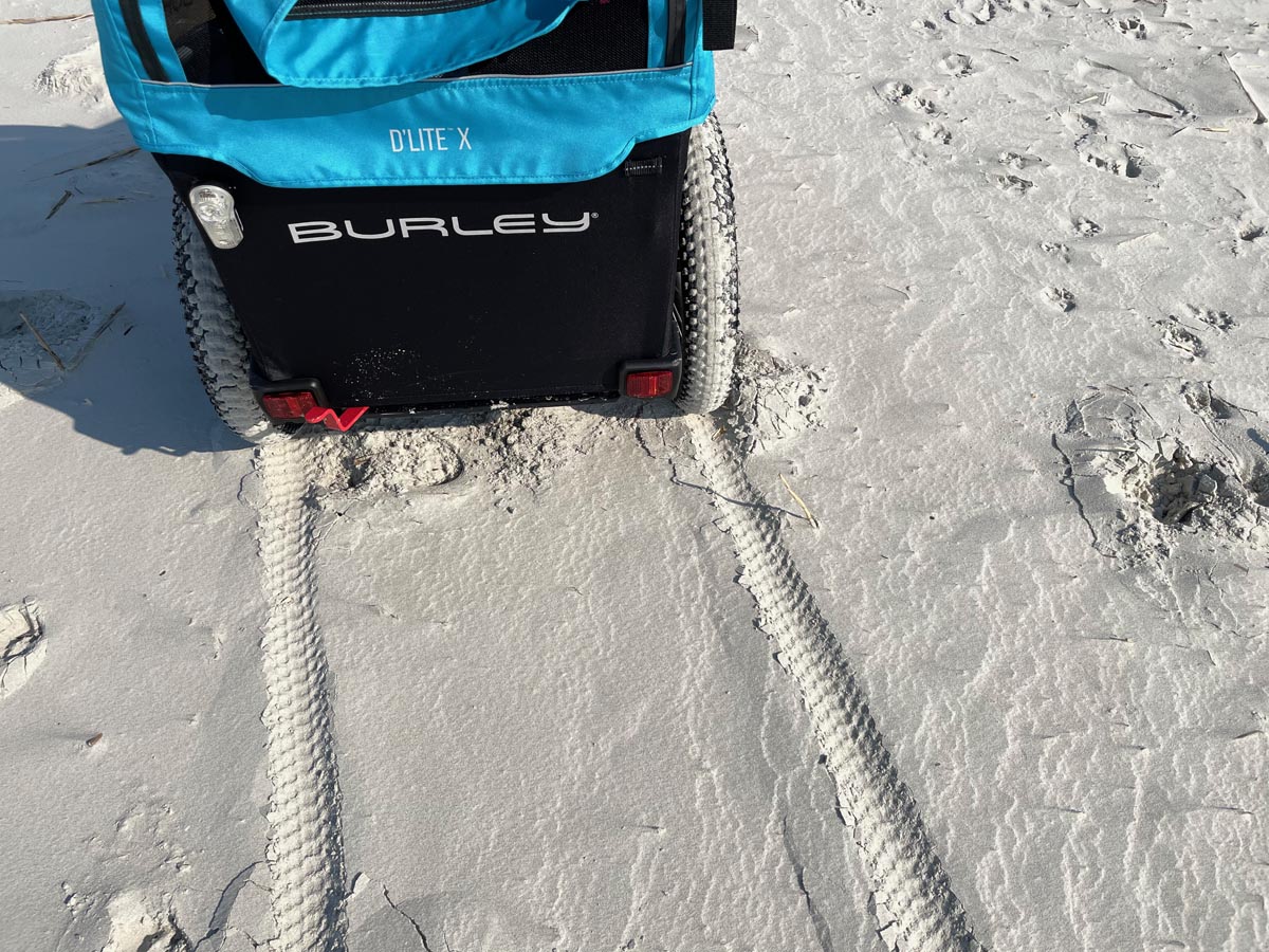 Burley 16+ wheel kit in sand