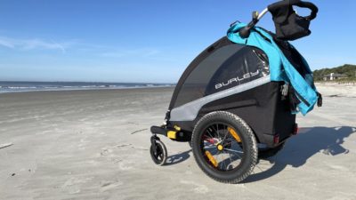 Review: Burley D’Lite X single seat child bike trailer is fun for kids even sitting still
