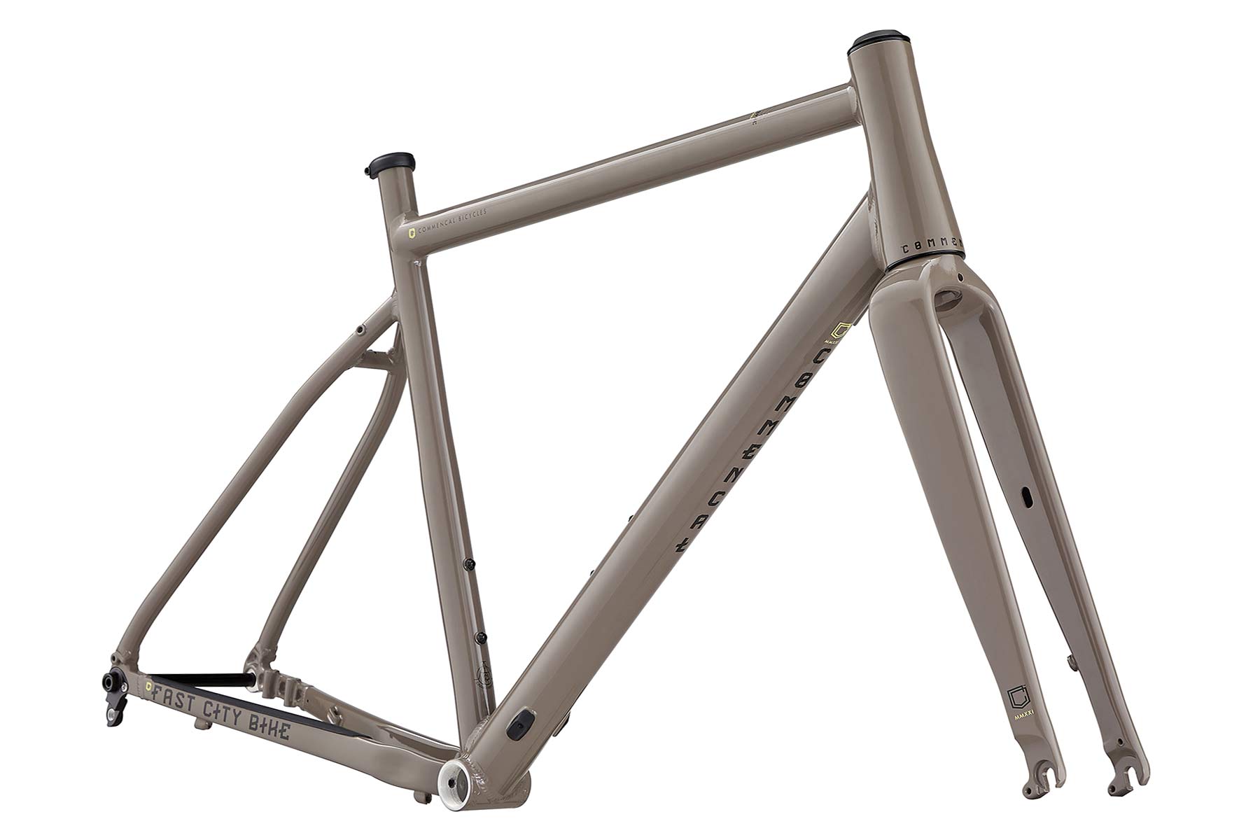 Commencal FCB Gravel project frameset, frame kit option, custom gravel bike build, Dirt brown frame
