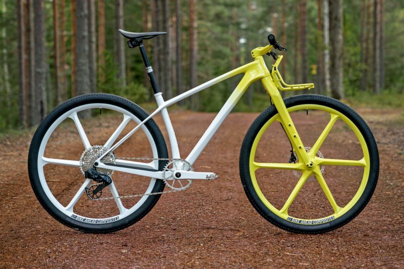 Dangerholm mellow yellow Scott Scale Gravel custom project bike, Gustav Gullholm dream bike builder, photo by Andreas Timfalt, complete