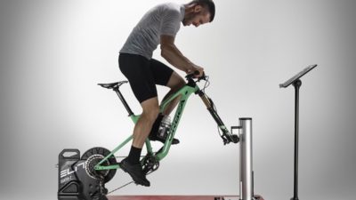 Elite Rizer simulates climbing, descending, AND steering for realistic trainer workouts