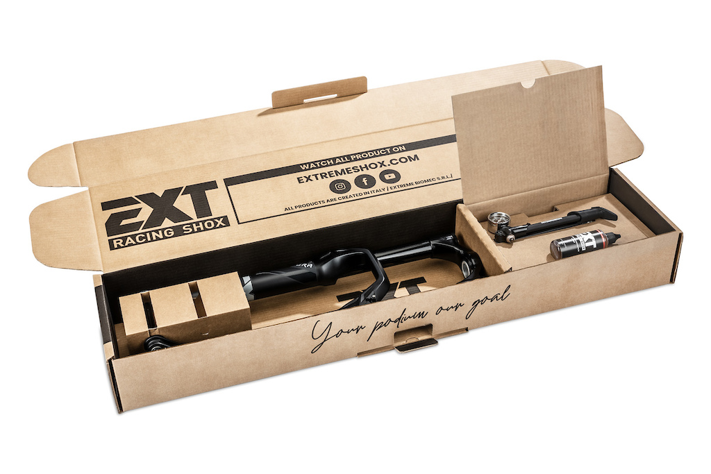 EXT Shox ERA Fork assembly as packaged