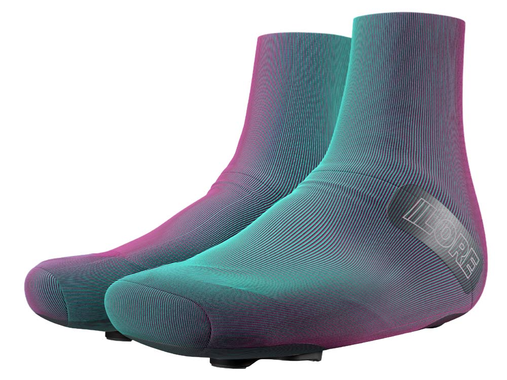 LORE LoreOne custom 3D-printed carbon road cycling shoe, aero covers
