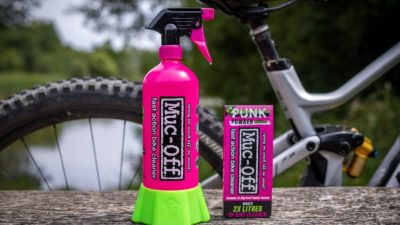 Making Rad: Muc-Off Mixes Up Plastic-Free Pink Punk Powder Bike Cleaner
