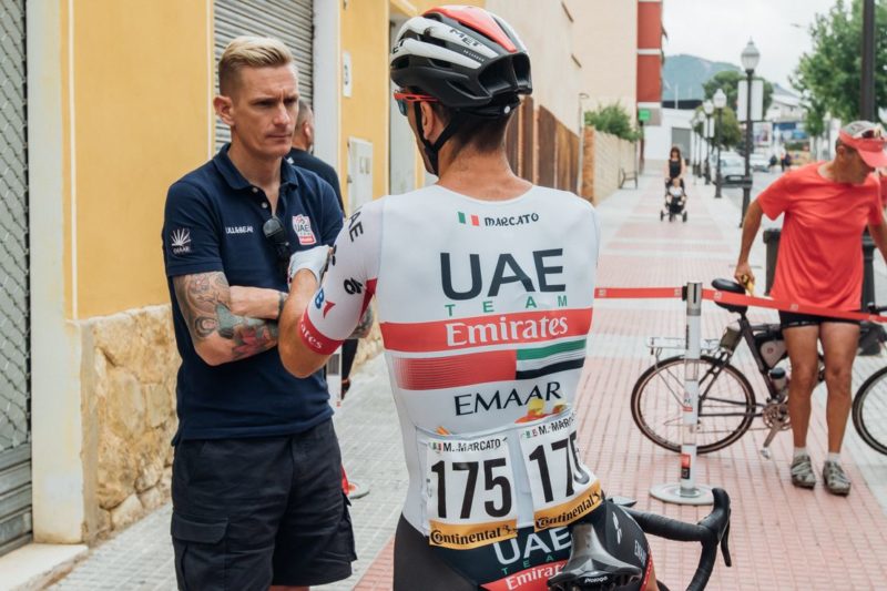 Tour de France UAE Team Emirates Performance Coordinator John Wakefield