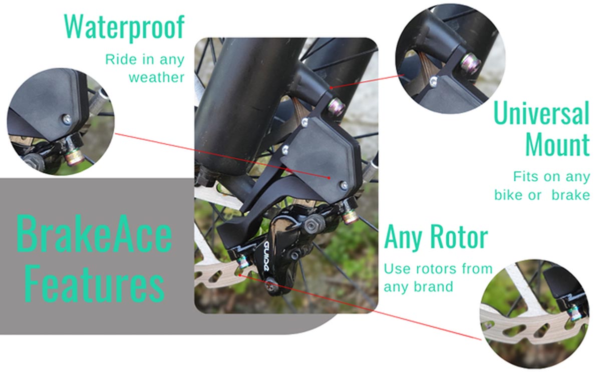 brakeace brake caliper mount sensor