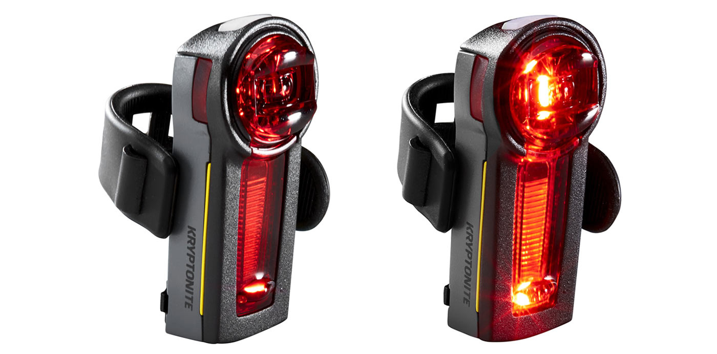 kryptonite incite XBR is the best automatic brake light for bicycles