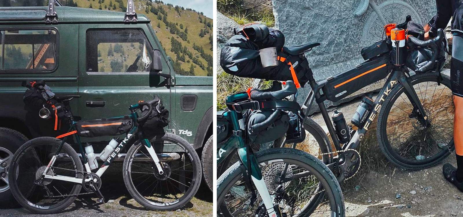 All-new Festka Scout custom carbon gravel bike, adventure bikepacking gravel bikes, Isadore social media sneak peek