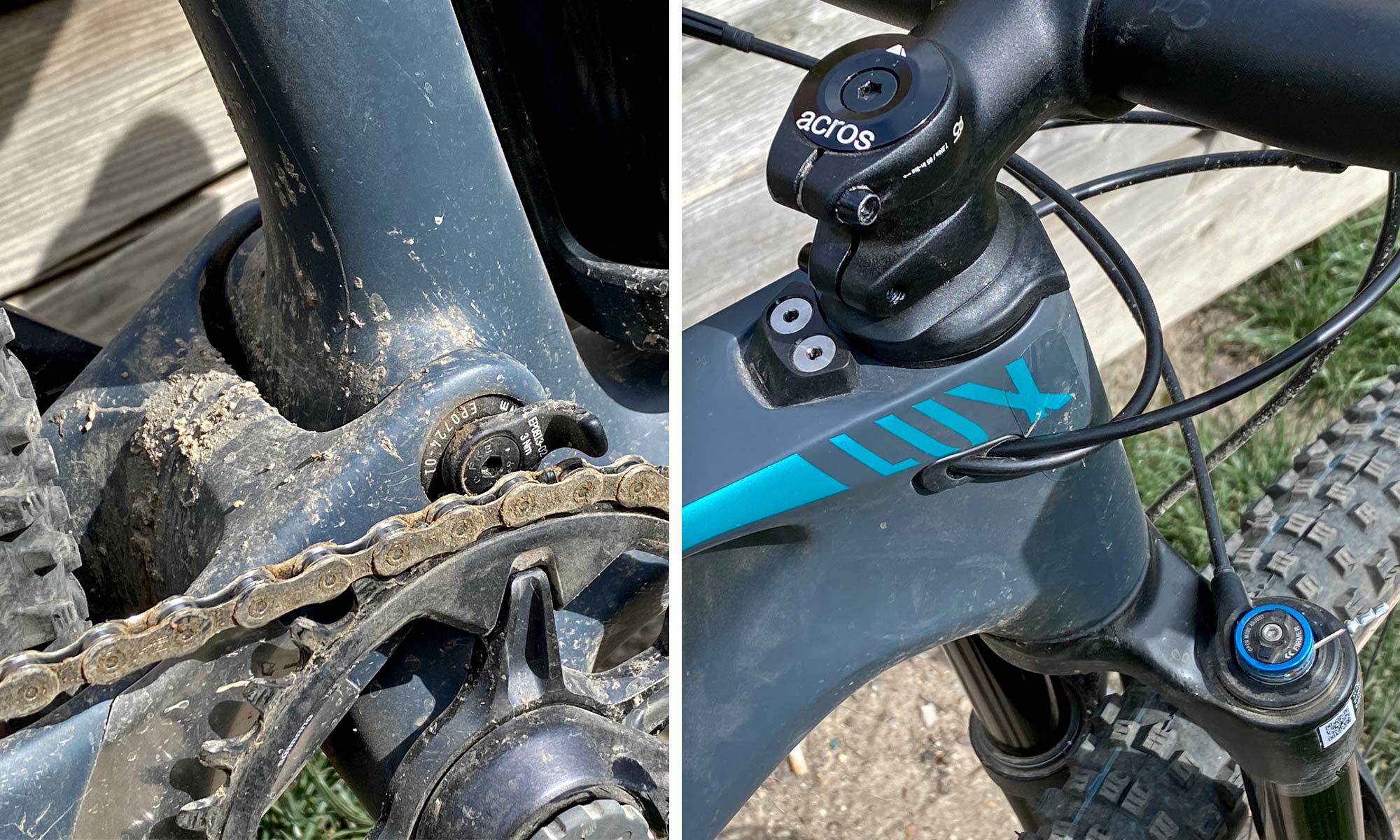Canyon Lux Trail, a slightly longer travel downcountry XC marathon light trail mountain bike review, protection details