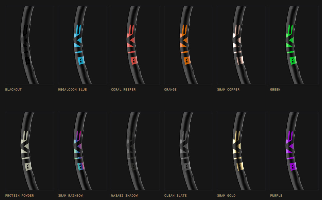Evil Loopholes carbon wheels colors