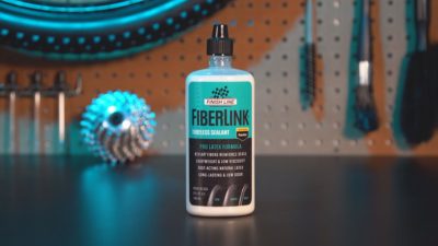 Finish Line FiberLink Tubeless Sealant gets a refresh with new Pro Latex Formula