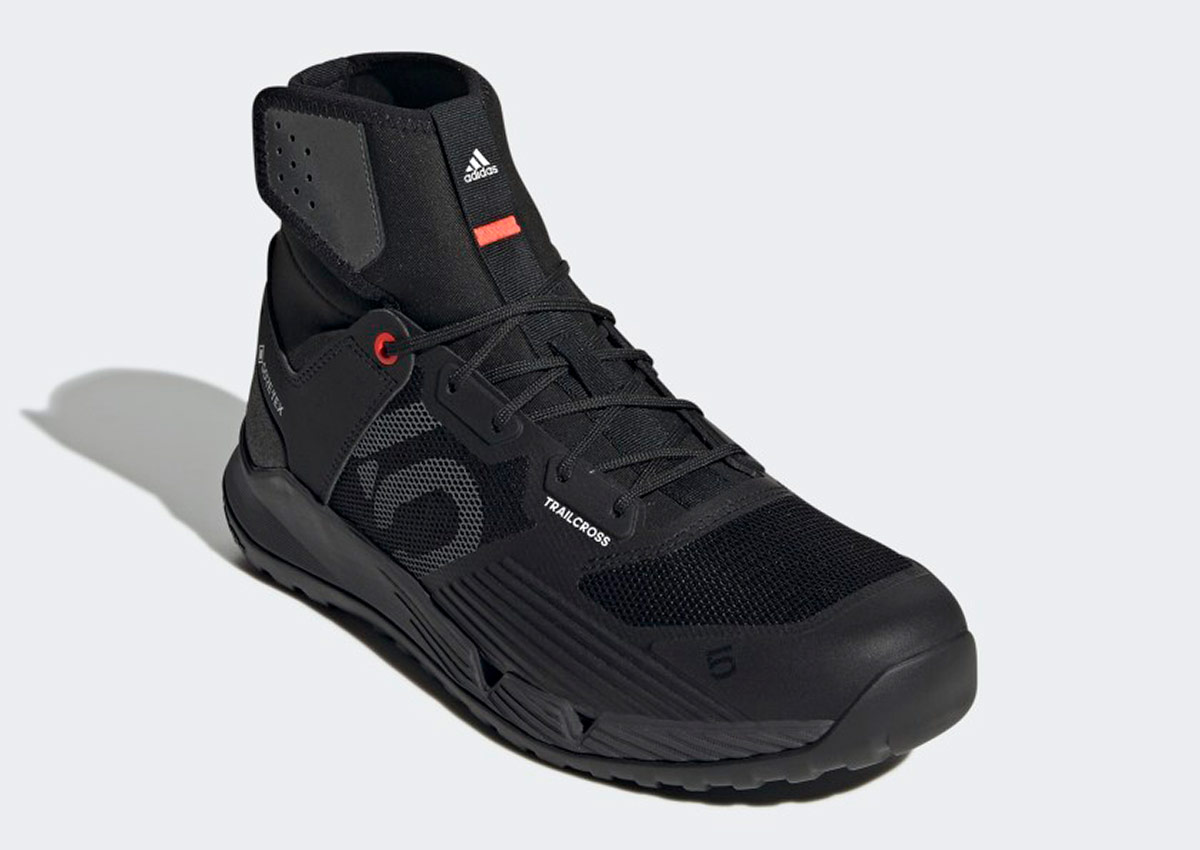 five ten trailcross gtx waterproof flat pedal mtb shoe black