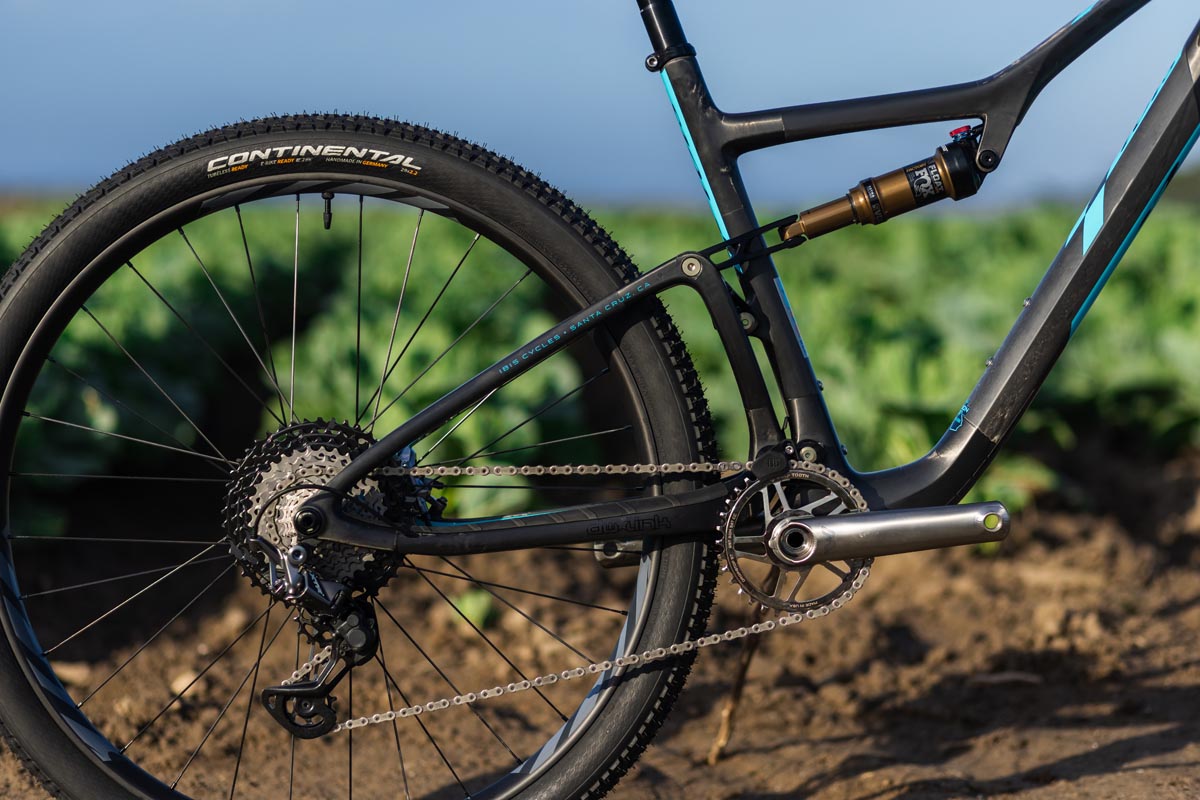 Ibis Exie 40th Anniversary drivetrain with cane creek and Shimano XTR