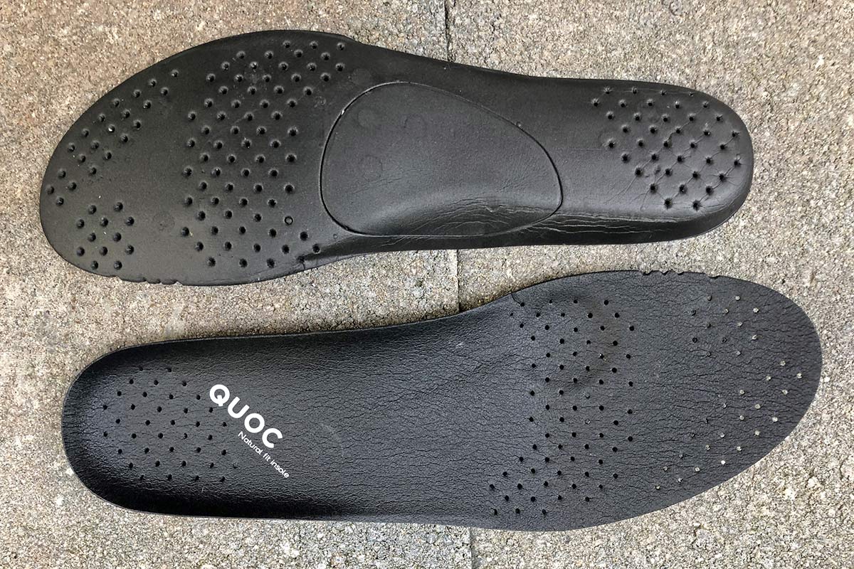 Quoc Mono II lightweight carbon-soled road cycling shoes Review, insole