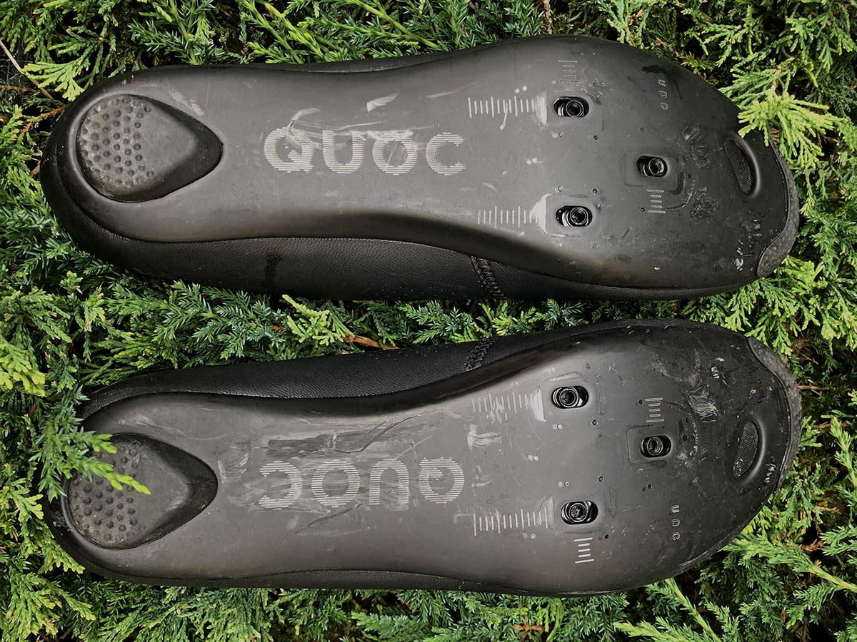 Quoc Mono II lightweight carbon-soled road cycling shoes Review, UD carbon outsole