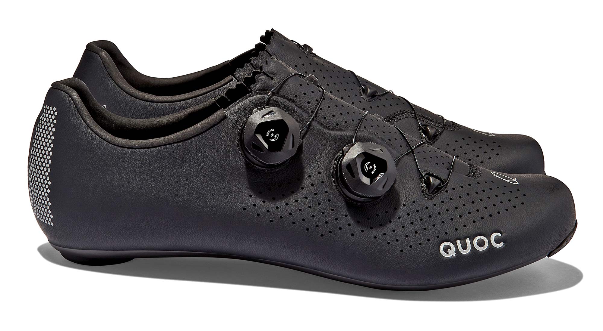Quoc Mono II lightweight carbon-soled road cycling shoes, new upper