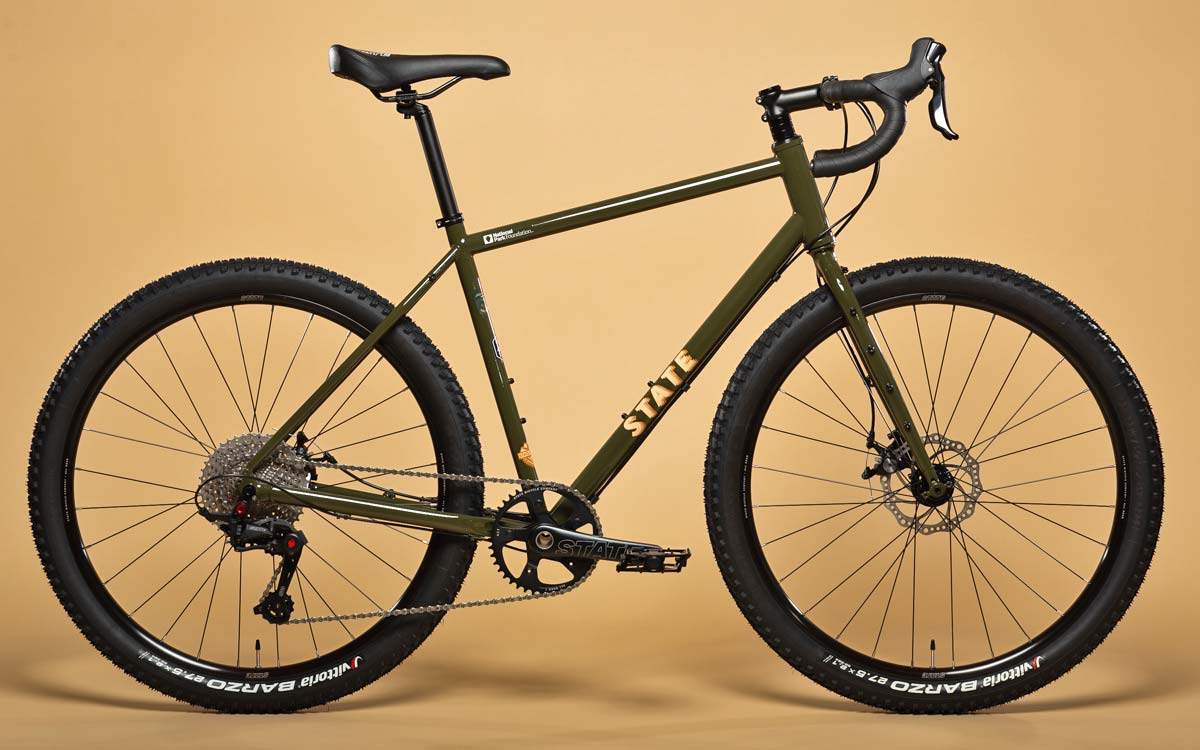 State X NPF collection, State Bicycle x National Park Foundation limited-edition bikes & gear, Joshua Tree 4130 All-Road bike complete