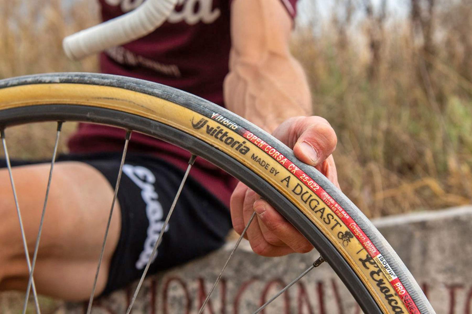 Vittoria made by A Dugast L Eroica limited edition 25mm retro vintage tubular road bike tires
