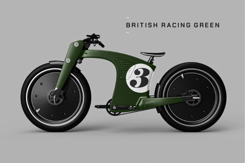 crowncruiser ebike british racing green