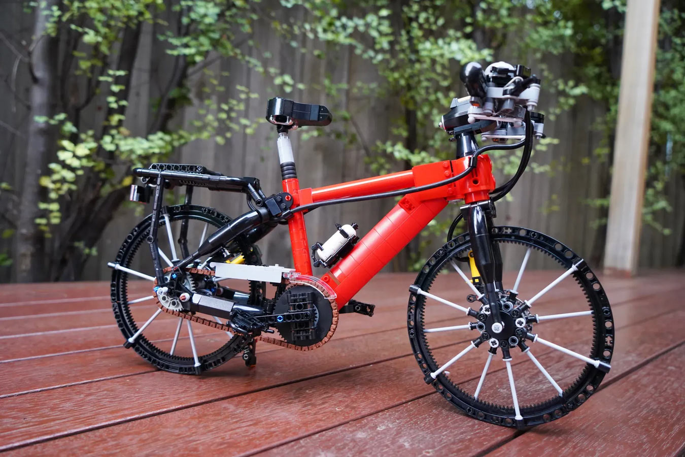 mave Ti år de Must Watch! Fully functioning LEGO bicycle will blow your mind - Bikerumor