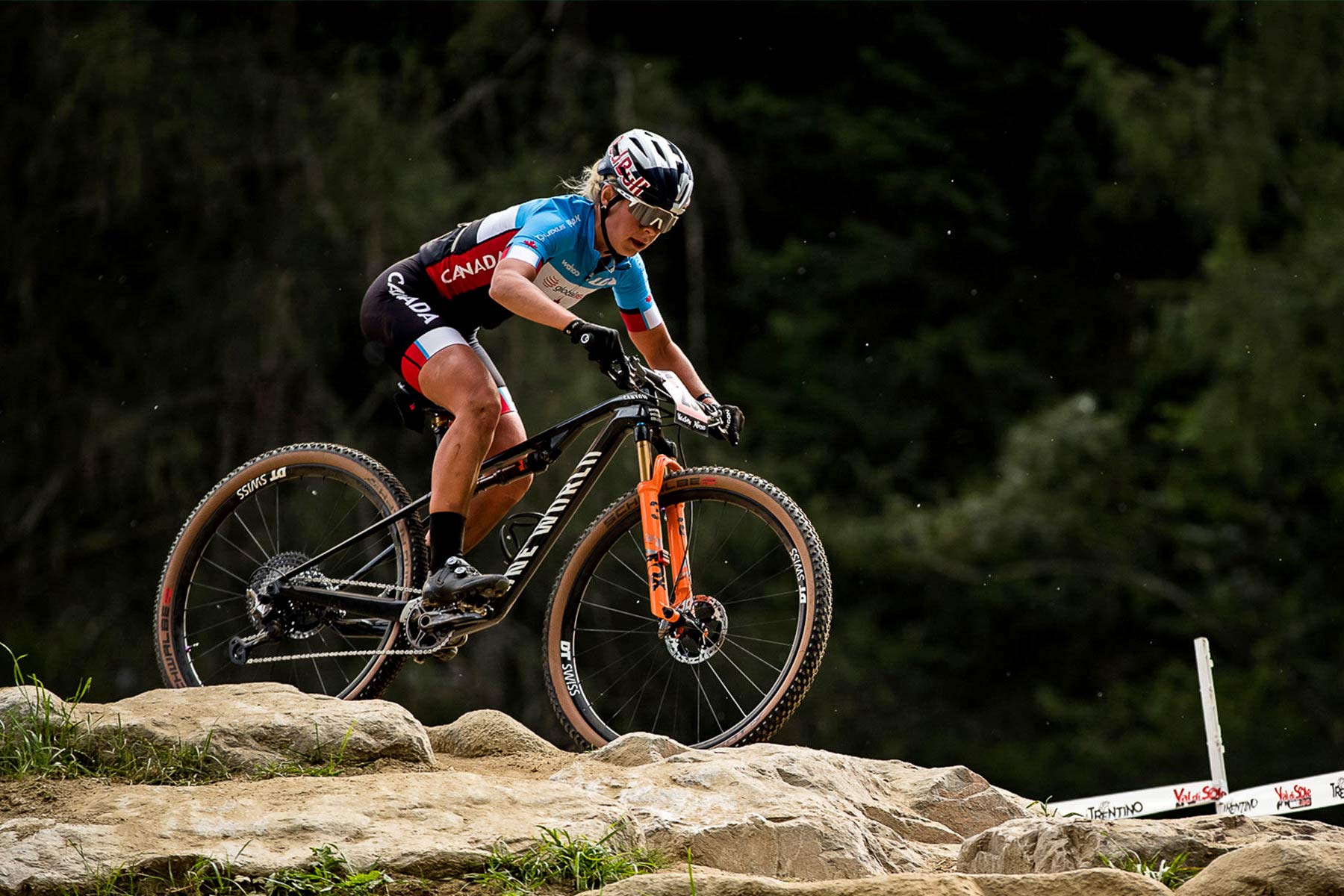 2022 Canyon Lux short travel carbon XC full-suspension bike,