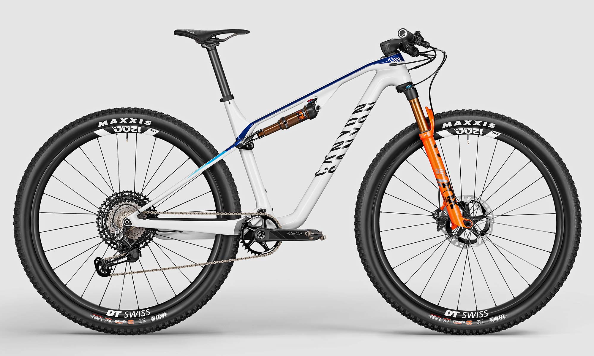 2022 Canyon Lux short travel carbon XC full-suspension bike, CF SLX 9 Team