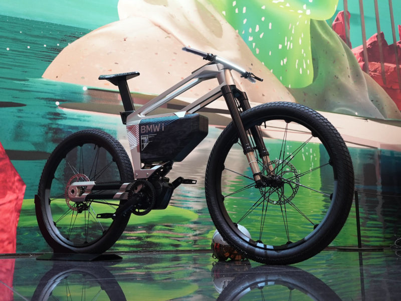 BMW e-mountain bike concept at IAA Mobility show