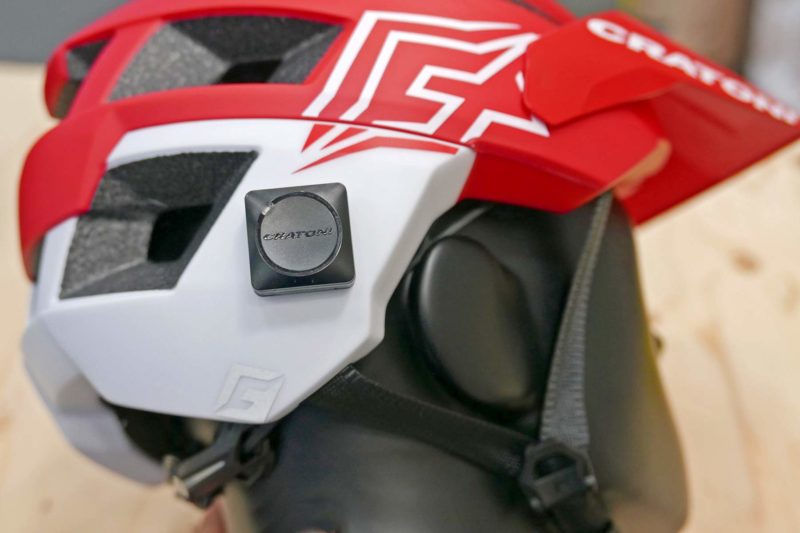Cratoni C-Safe crash sensor, add-on impact detection safety upgrade for any helmet, stick-on