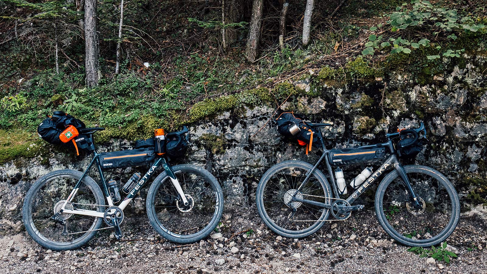 Festka Scout custom carbon adventure gravel bike, bikepacking