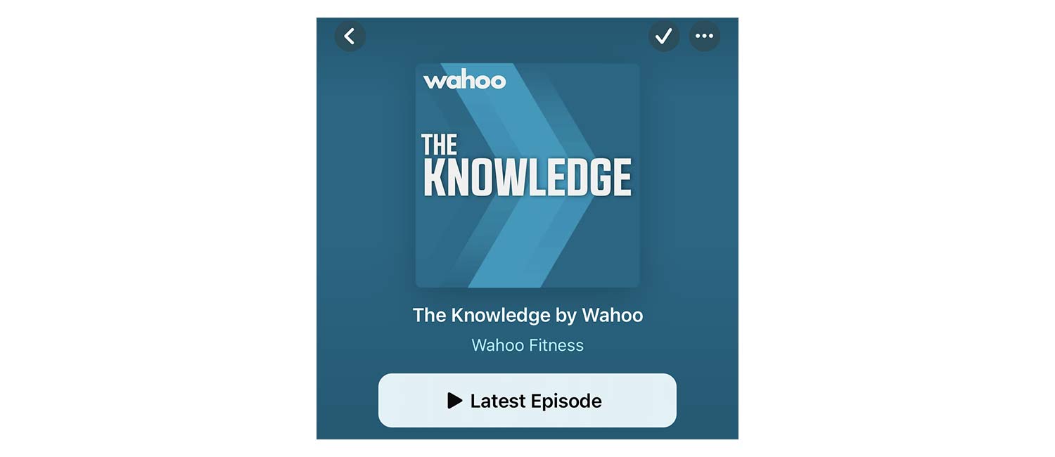 Wahoo Systm cycling structured training app based on The Sufferfest, The Knowledge podcast