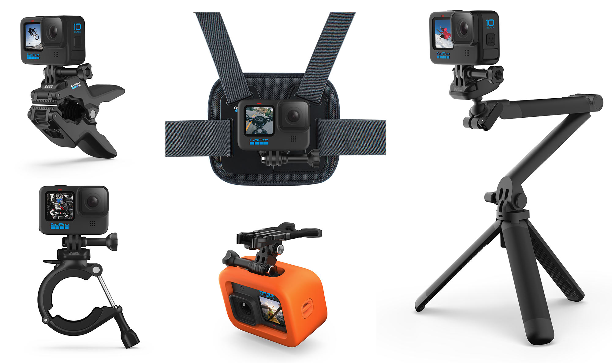 gopro hero10 accessories are the same as for hero 9 action cameras