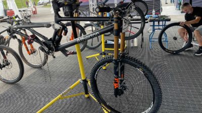 Spotted: Prototype Continental Tires on Jim Monro’s Atherton DH Bike at Snowshoe