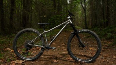 Knolly Tyaughton adds Titanium and Steel options for a 150mm hardcore hardtail