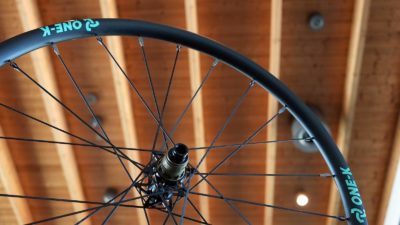 One K Wheels show 930g road wheelset with carbon fiber spoke system